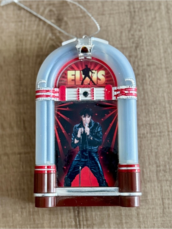 Other - Elvis Presley Singing Jukebox All Shook Up Colored Revolving Lights Ornament